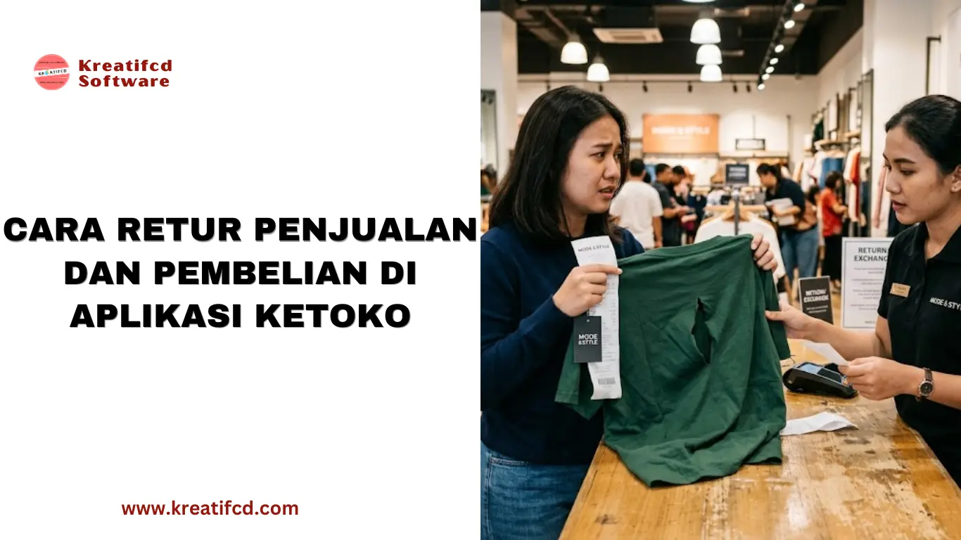tutorial retur penjualan dan retur pembelian di aplikasi kasir ketoko