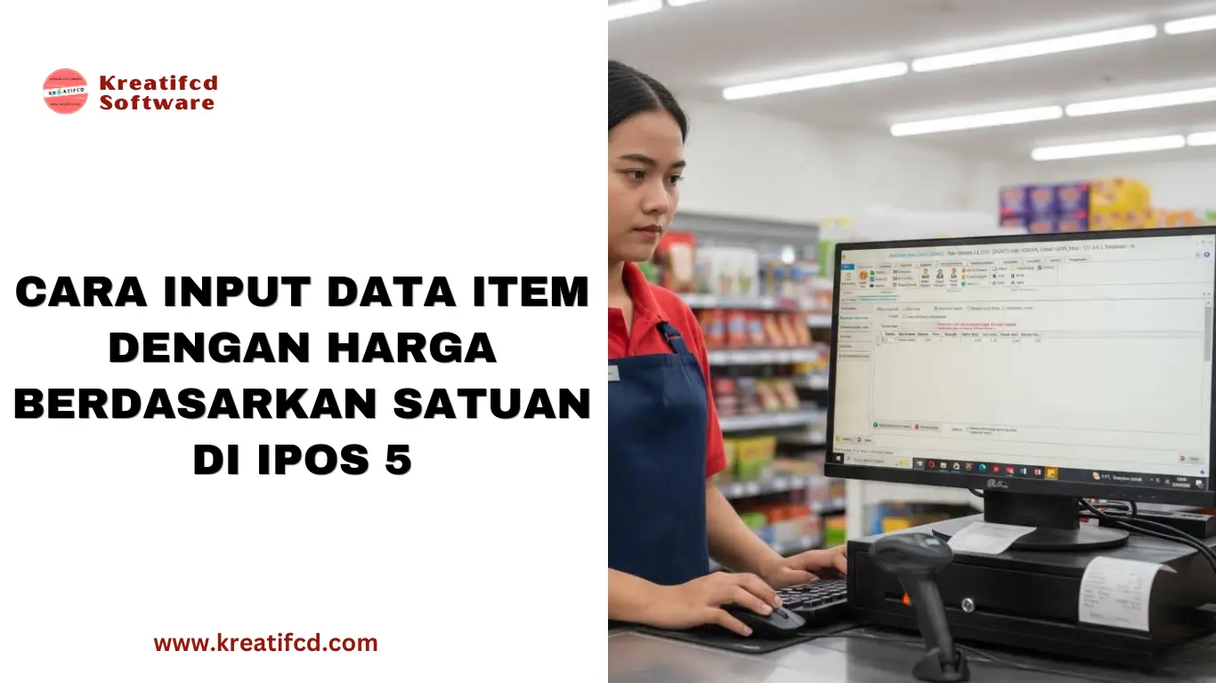 Cara Input Data Item dengan Harga berdasarkan Satuan di IPOS 5